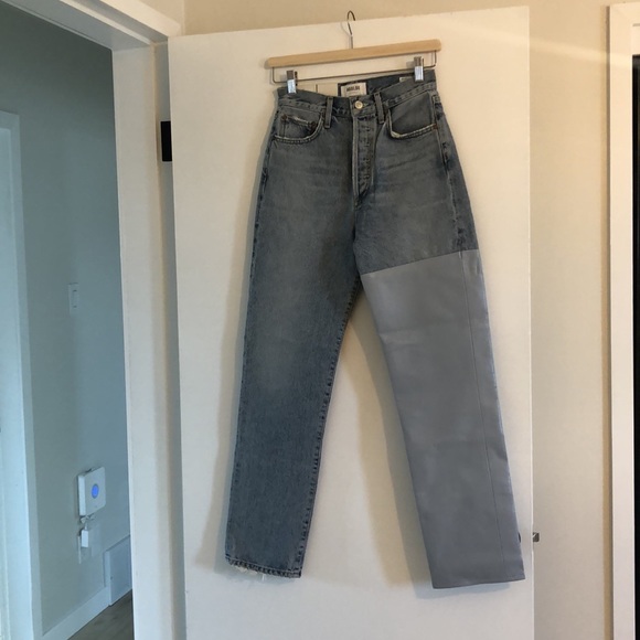 NWT Sold Out Agolde Pieced 90’s Pinch Waist Jeans - Picture 5 of 12